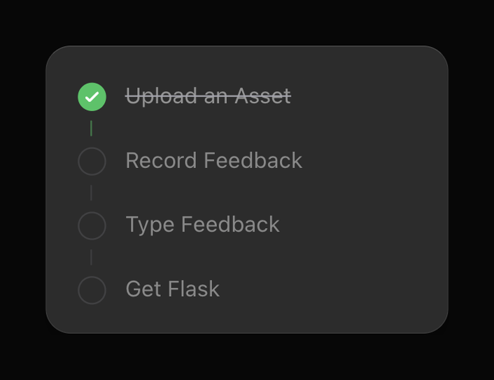 Flask — Stepper component
