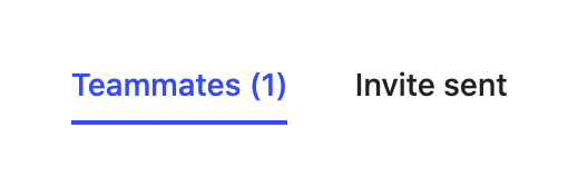 Intercom TabsUI component example