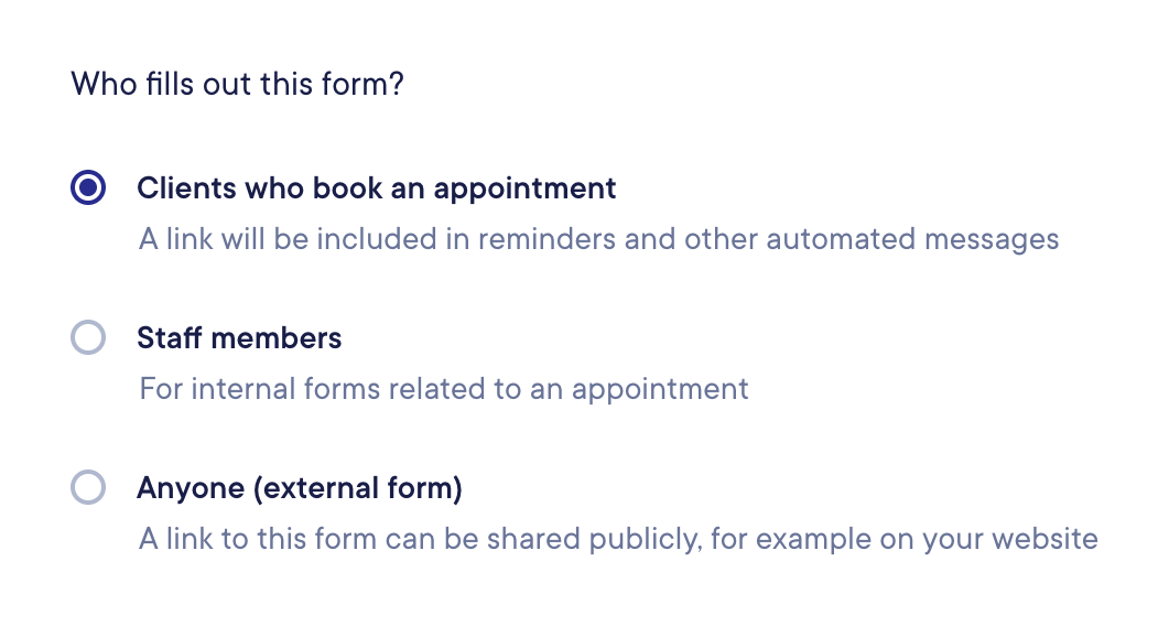Mangomint Checkbox & radioUI component example