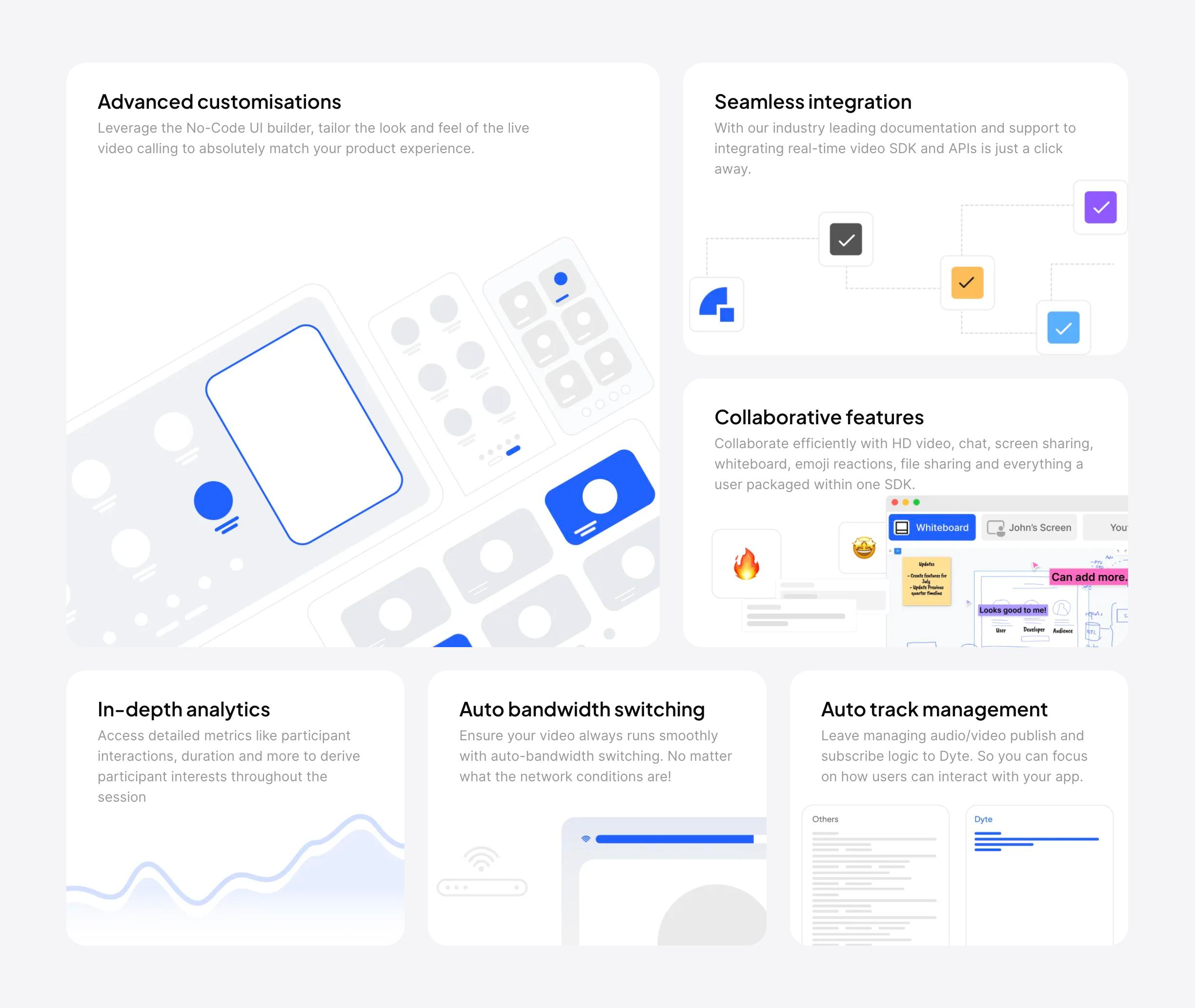Dyte Bento box UI component