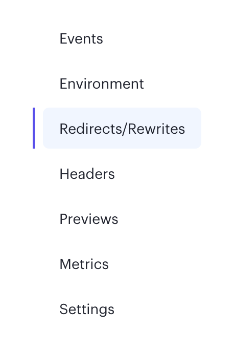 Render Vertical navigationUI component example
