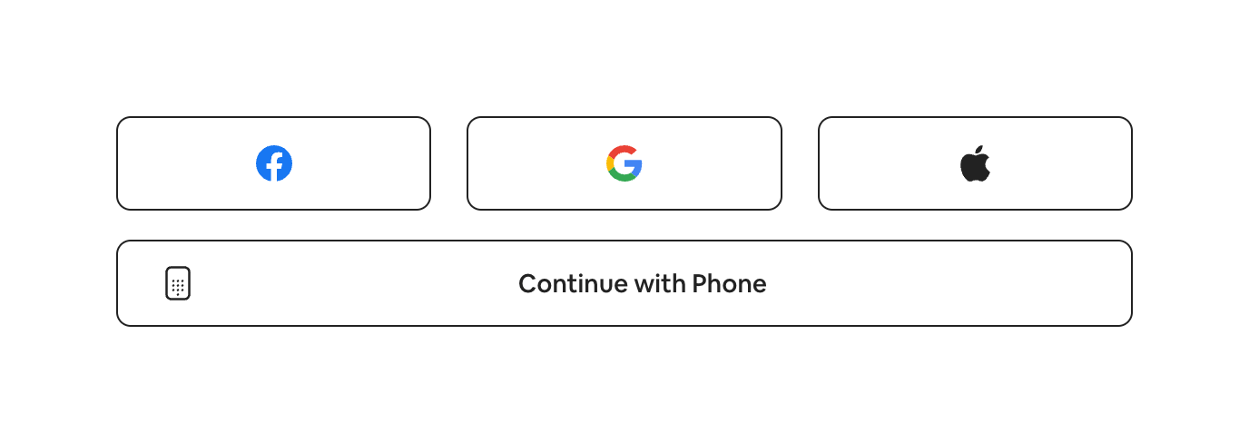 Airbnb ButtonUI component example