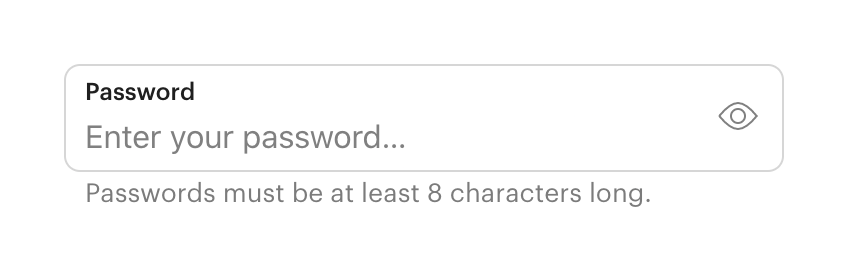 Twist Input textUI component example