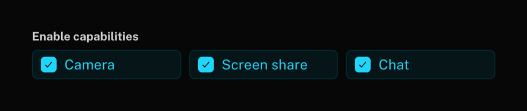 Livekit Checkbox & radioUI component example