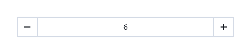 Overloop Input numberUI component example