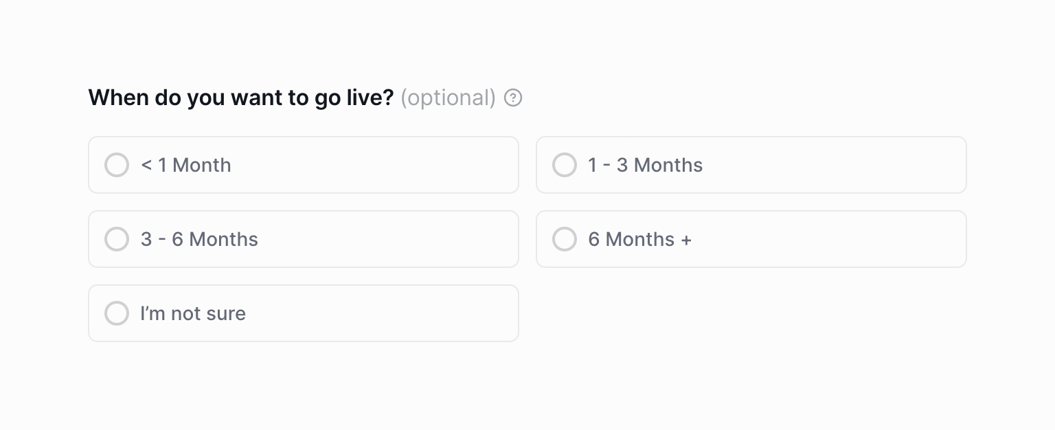 Column Checkbox & radioUI component example