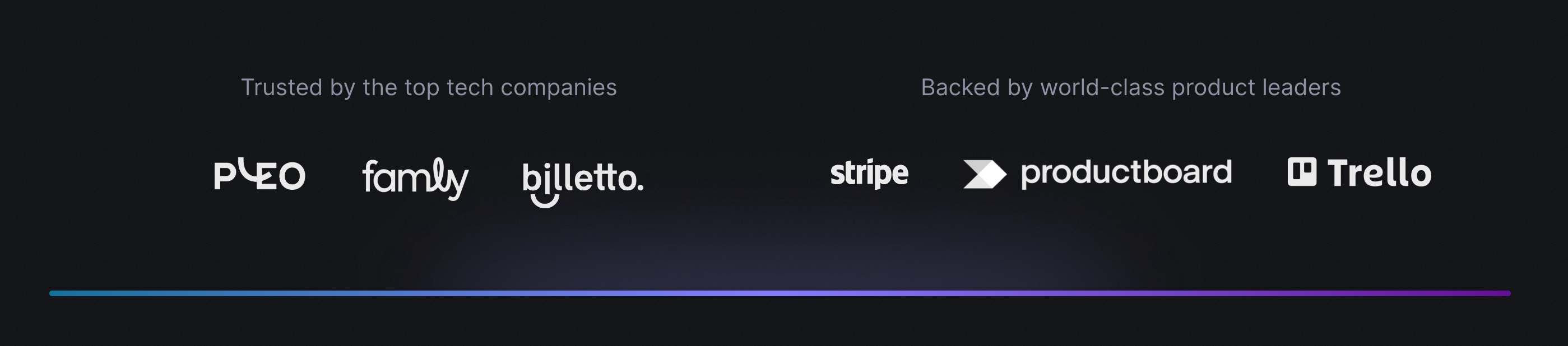 Bucket Social proofUI component example