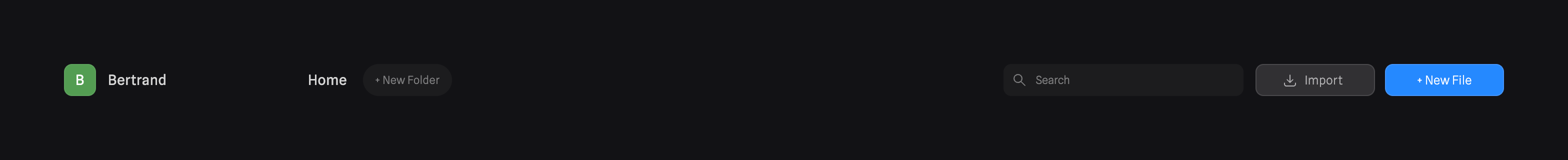 Spline Horizontal navigationUI component example