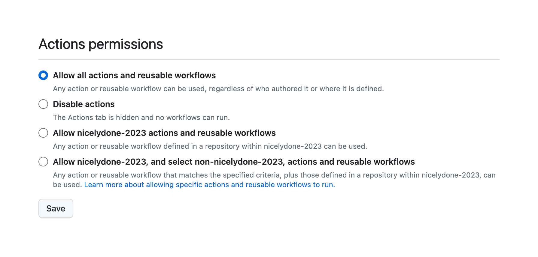 Github Checkbox & radioUI component example