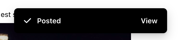 Threads Notification ToastUI component example