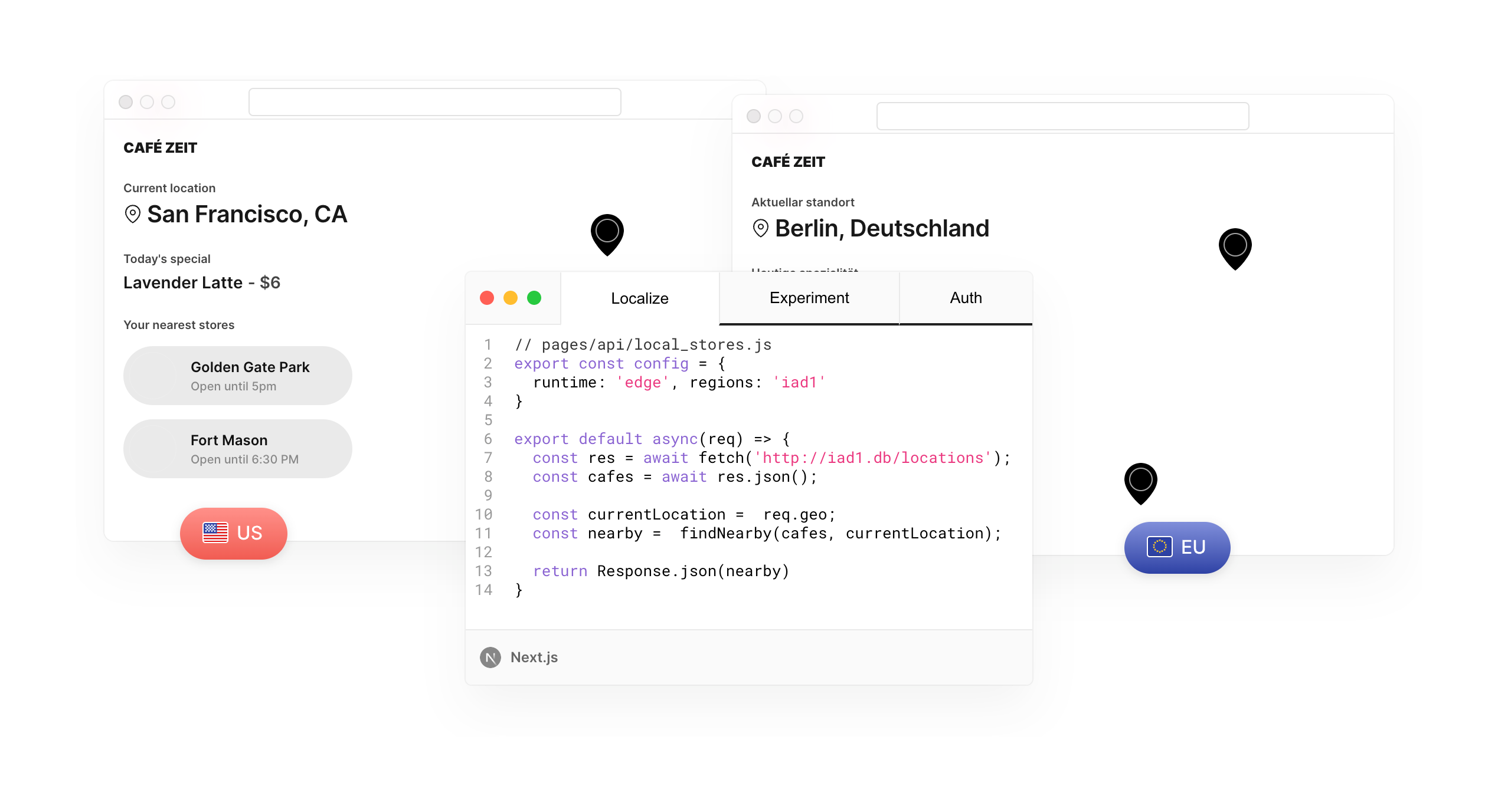 Vercel IllustrationUI component example