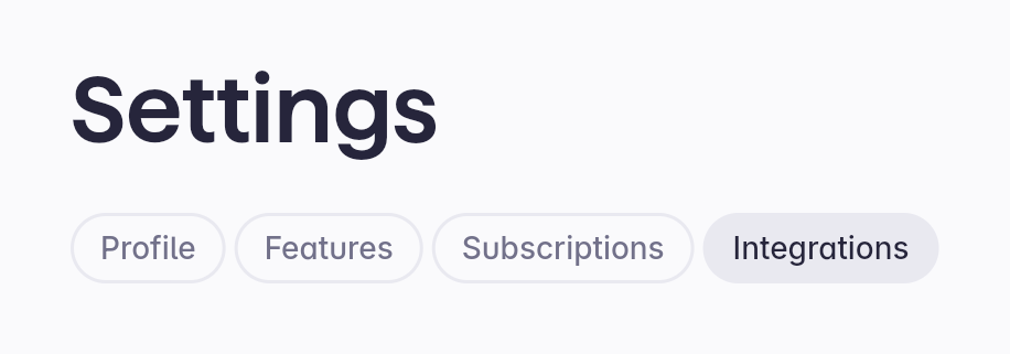 Superlist TabsUI component example