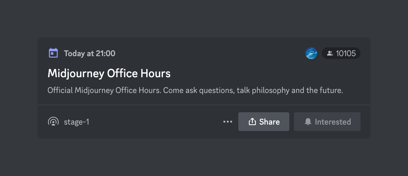 Discord CardUI component example