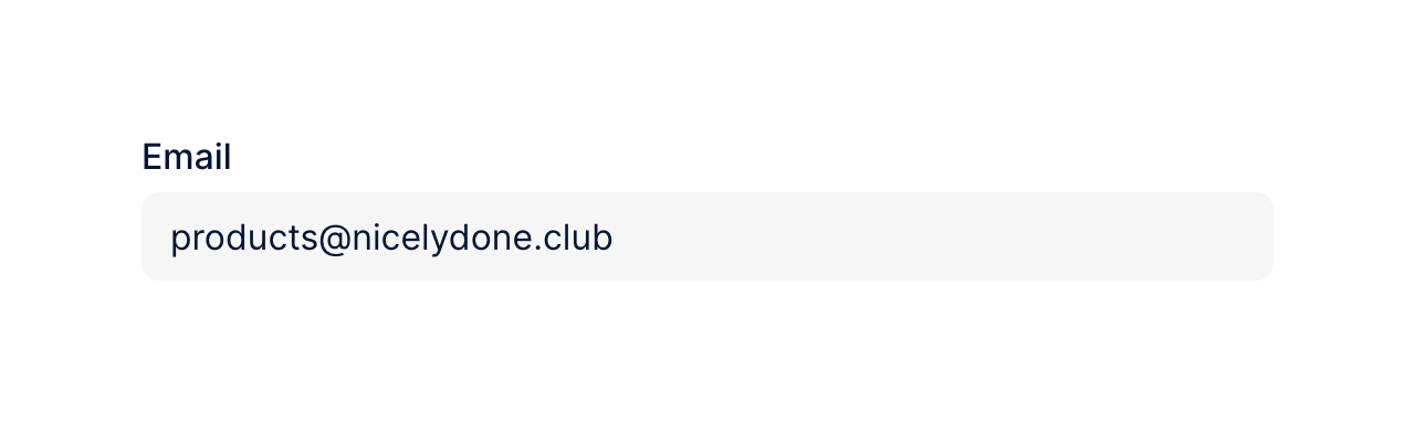 Dopt Input textUI component example