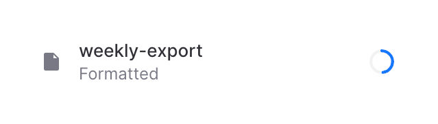 Causal Progress indicatorUI component example