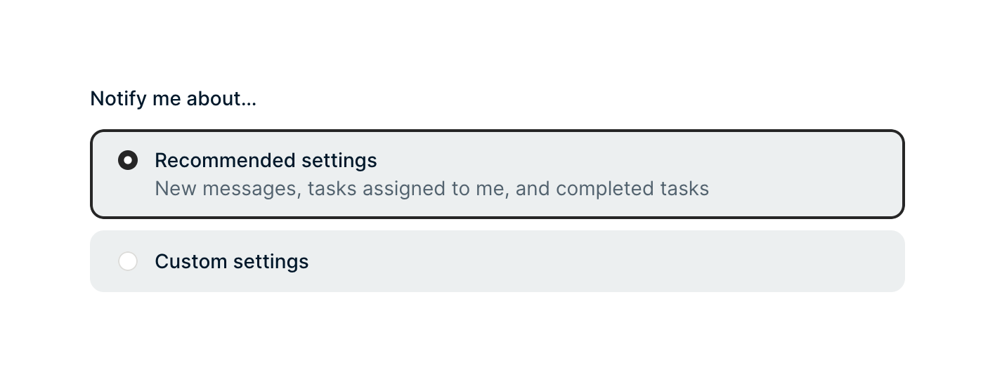 Height Checkbox & radioUI component example