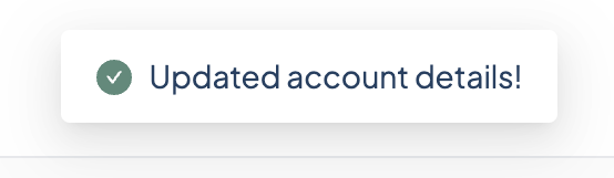 ServiceBell Notification ToastUI component example