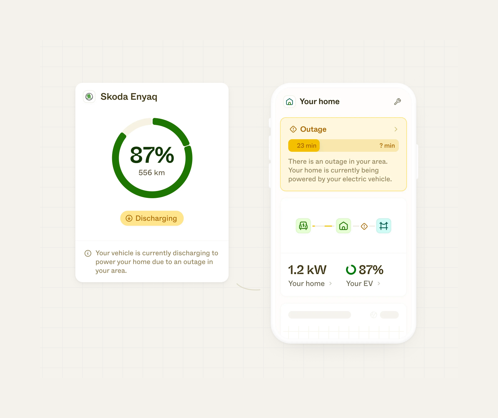 Enode IllustrationUI component example
