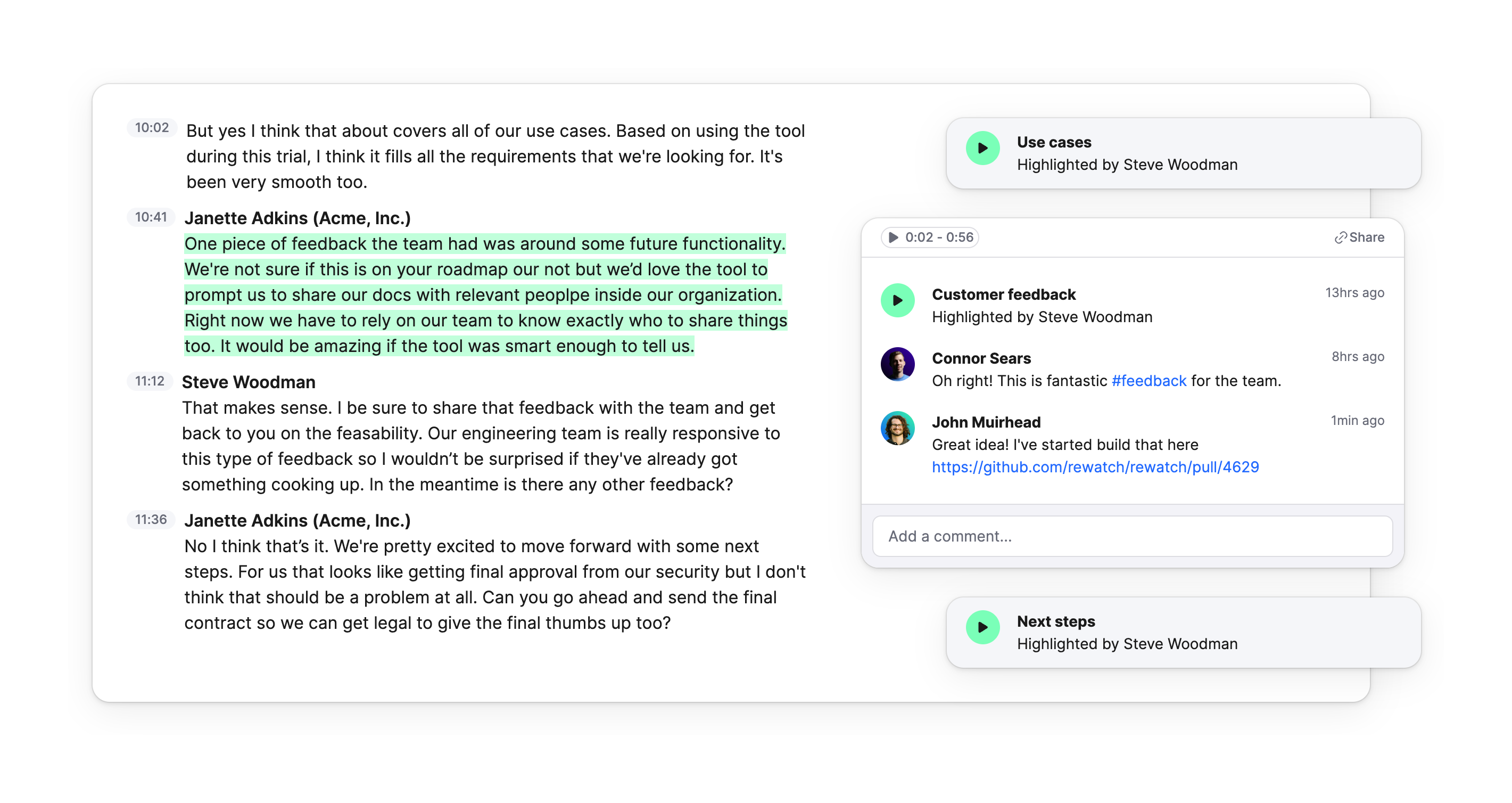 Rewatch IllustrationUI component example