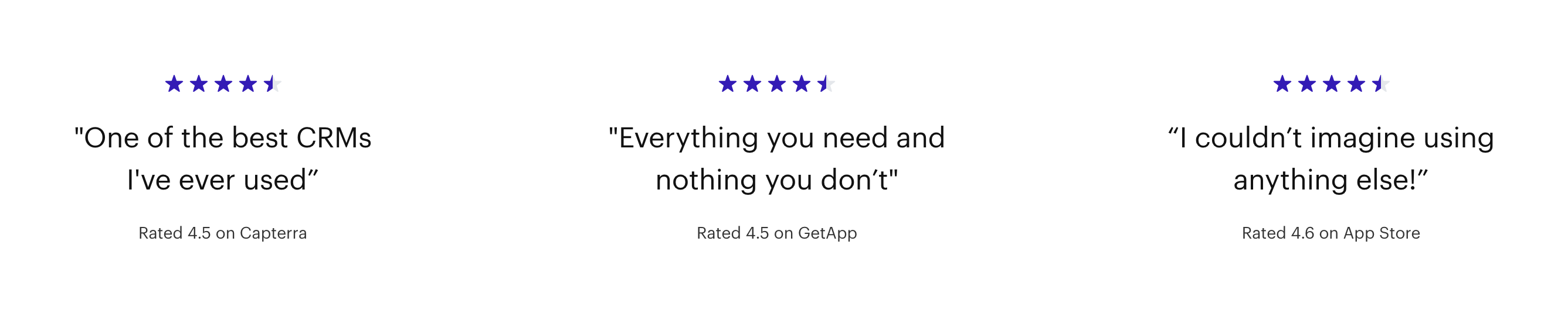 Capsule TestimonialUI component example