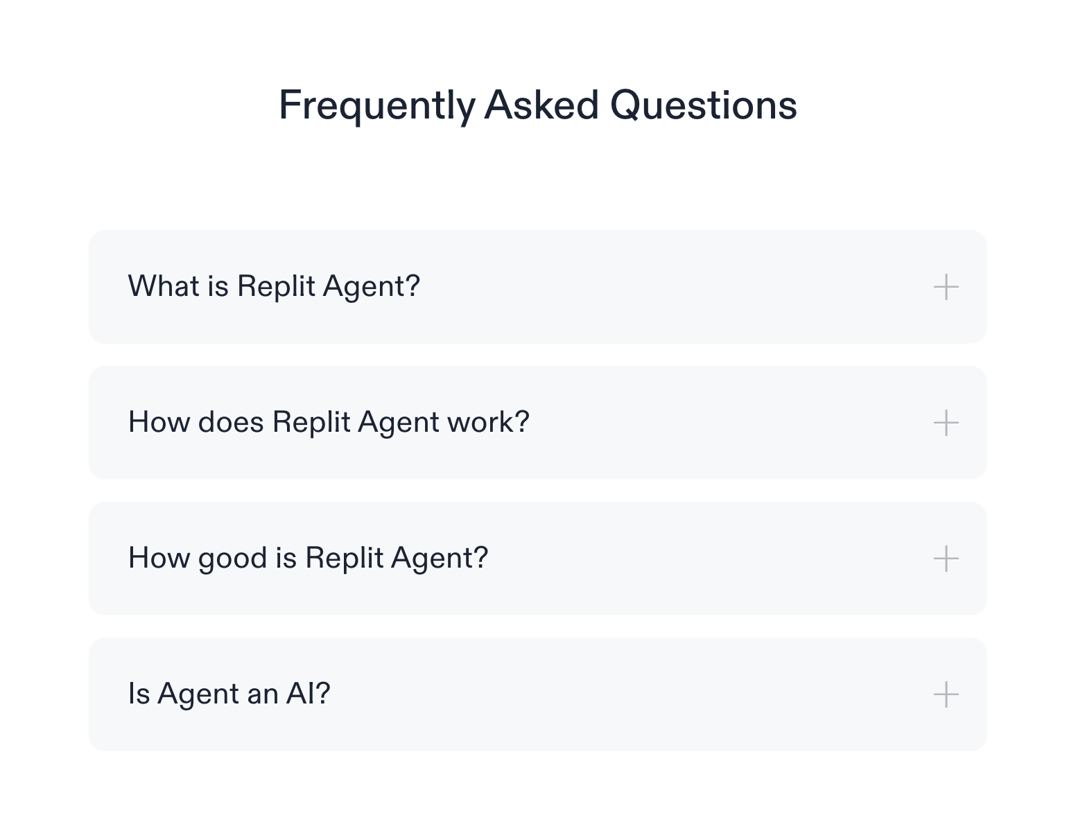 Replit FAQUI component example