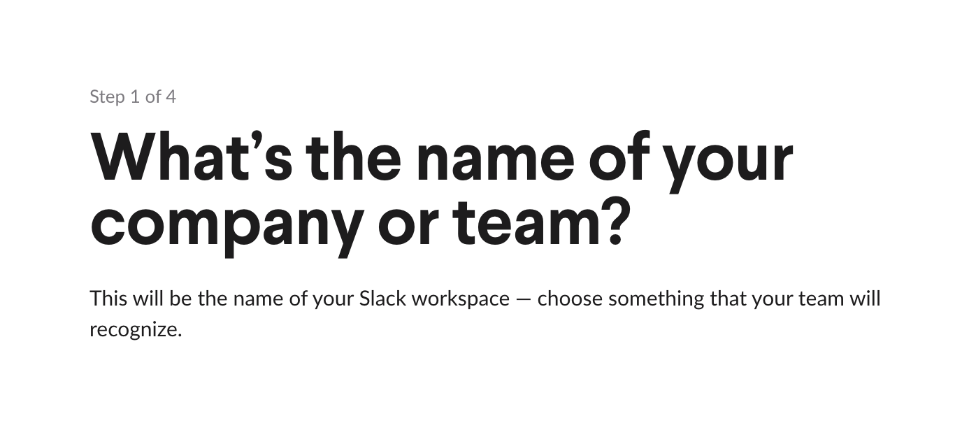 Slack StepperUI component example