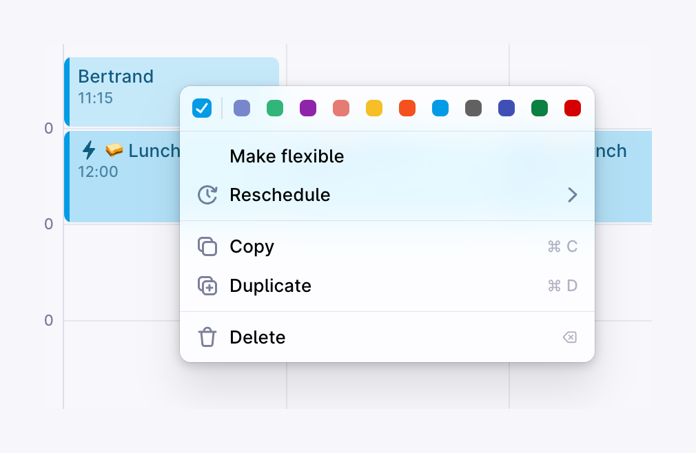 Rise Dropdown menuUI component example