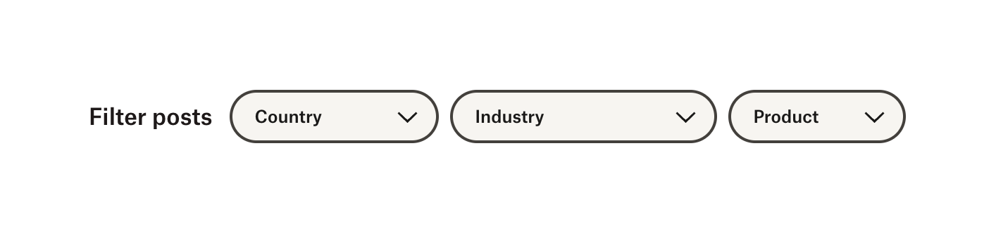 Dropbox Sorting & filteringUI component example