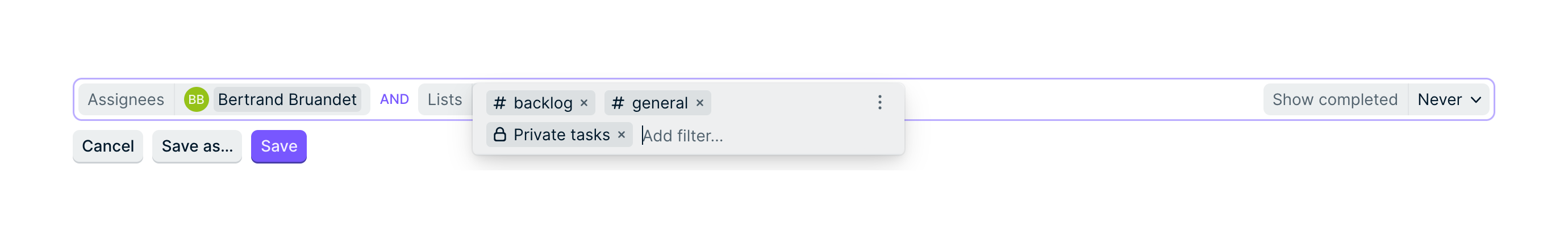 Height Sorting & filteringUI component example