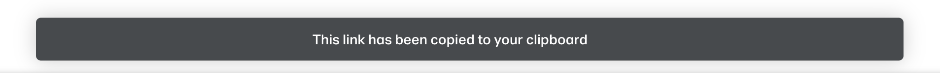 WeTransfer Notification ToastUI component example