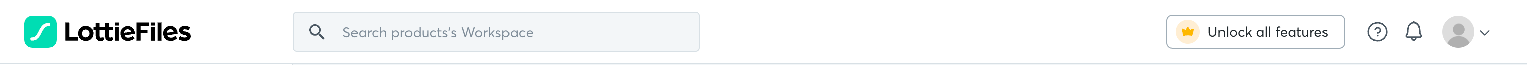 Lottie Horizontal navigationUI component example