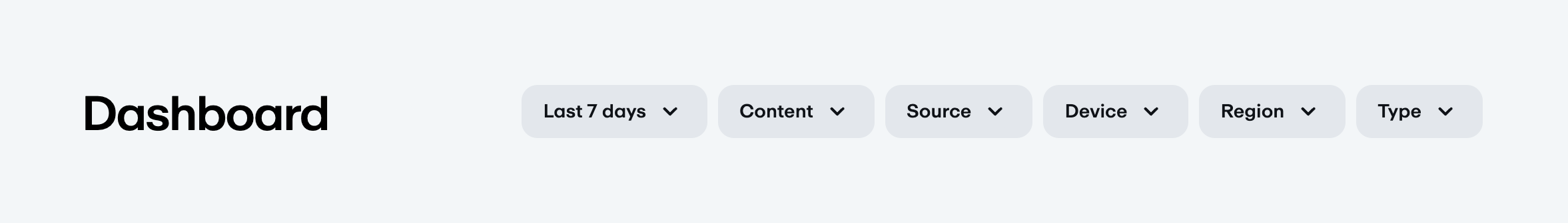 Vimeo Sorting & filteringUI component example