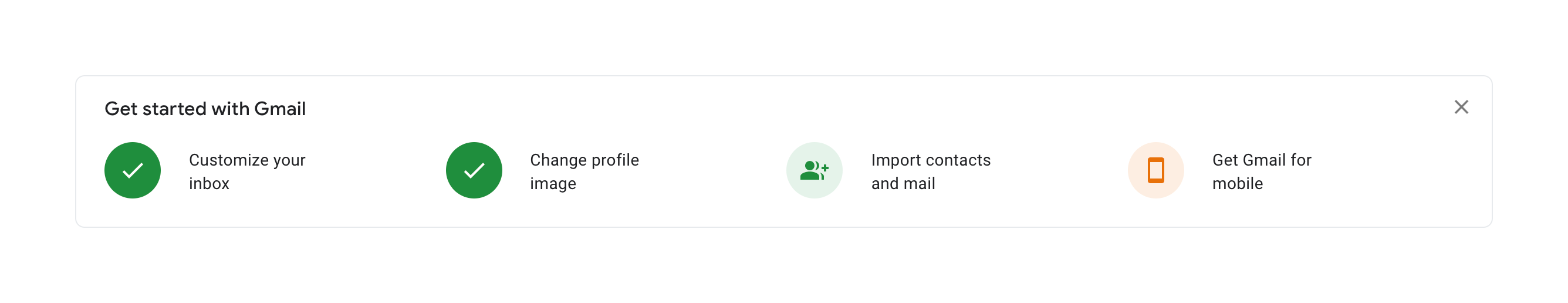 Google Mail StepperUI component example