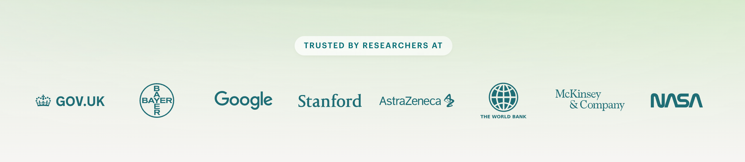 Elicit Social proofUI component example