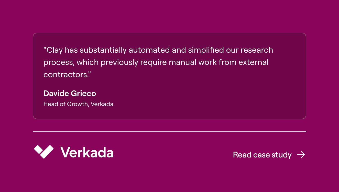 Clay Social proofUI component example