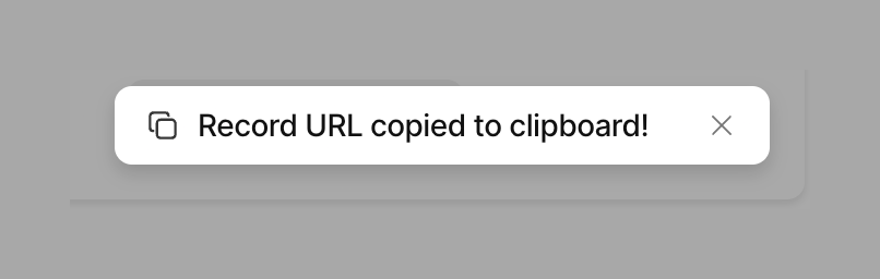 Attio Notification ToastUI component example