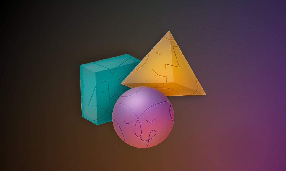 Clay IllustrationUI component example