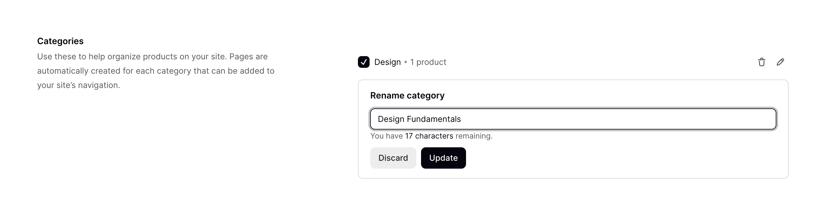 Podia Checkbox & radioUI component example