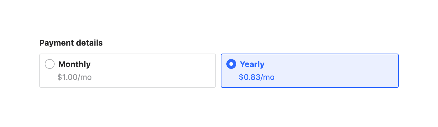 Quora Checkbox & radioUI component example