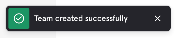 Mixpanel Notification ToastUI component example