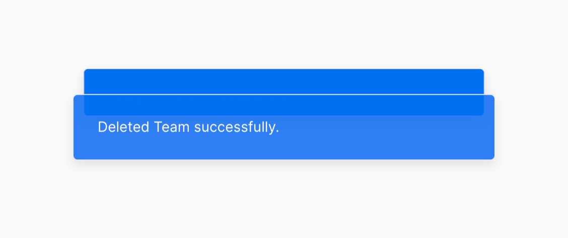 Vercel Notification ToastUI component example