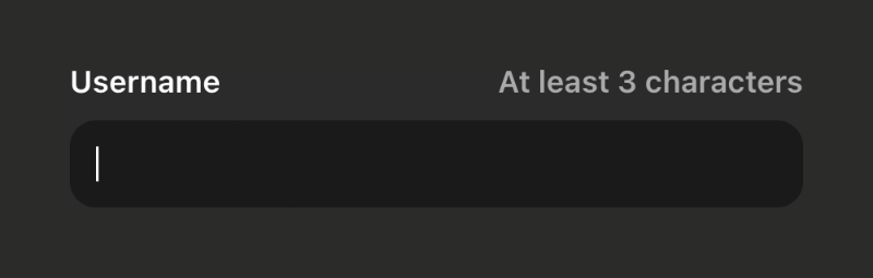 Sora Input textUI component example