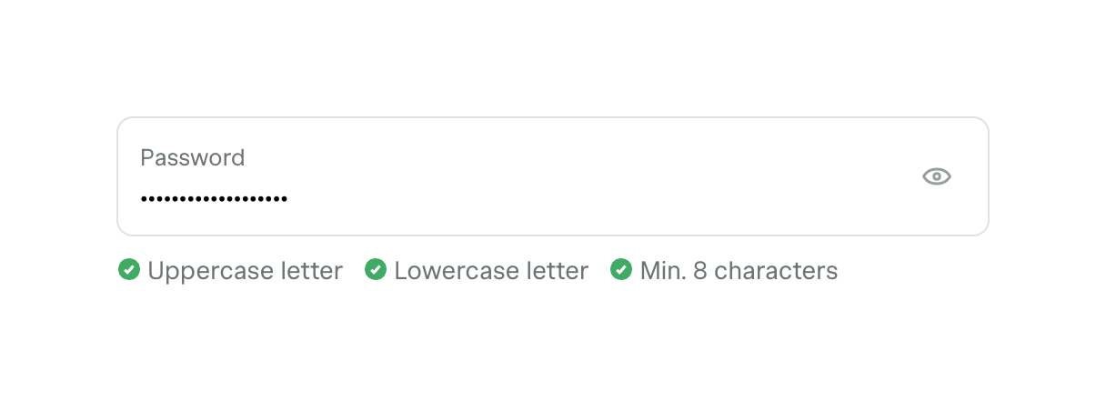 Angellist Input textUI component example