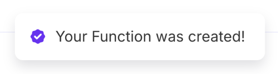 Evervault Notification ToastUI component example