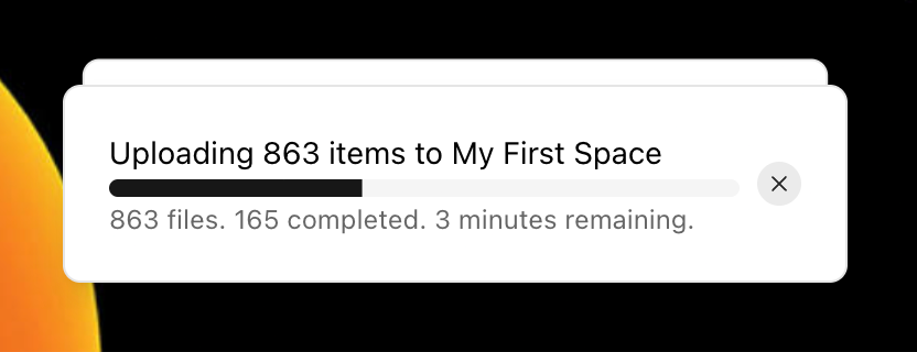 Shuttle Notification ToastUI component example