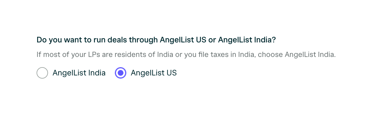 Angellist Checkbox & radioUI component example