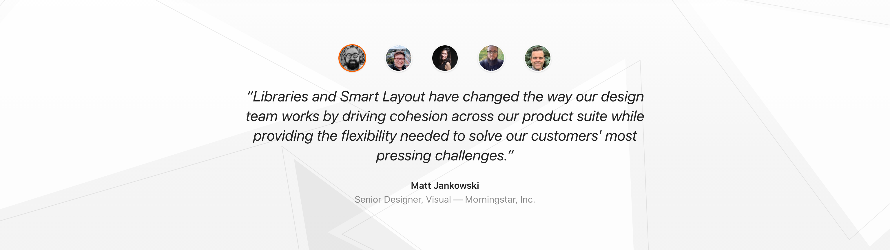 Sketch TestimonialUI component example