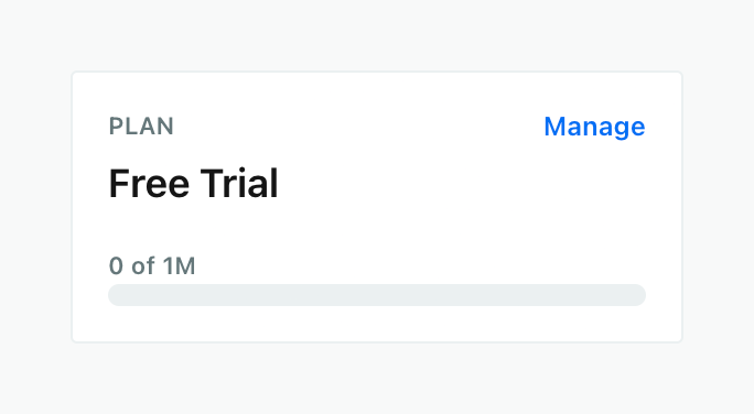 Customer.io Progress indicatorUI component example