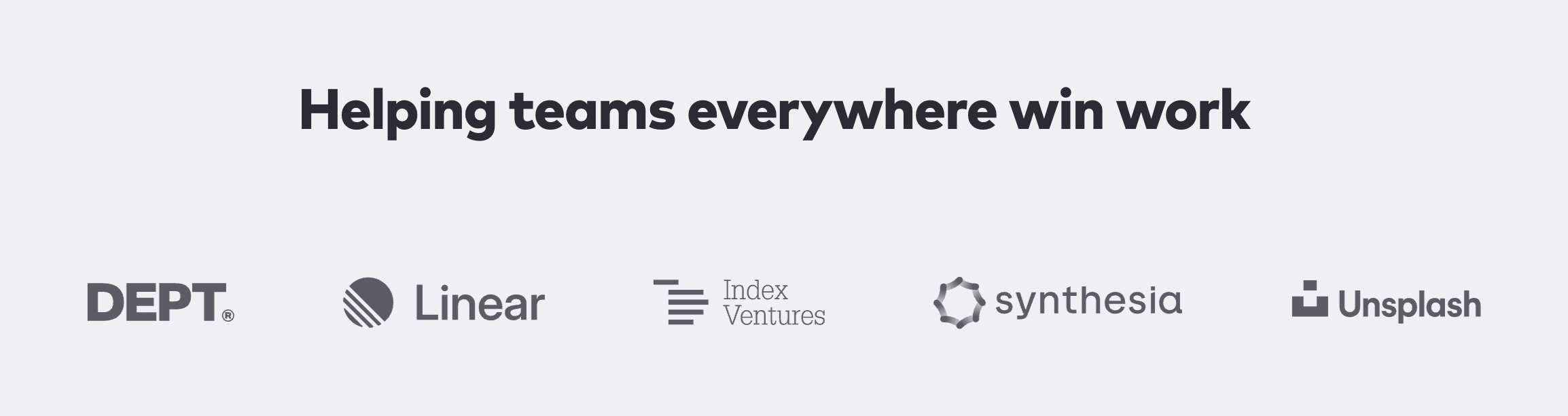 Pitch Social proofUI component example