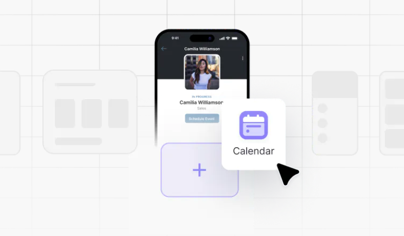 Glide IllustrationUI component example